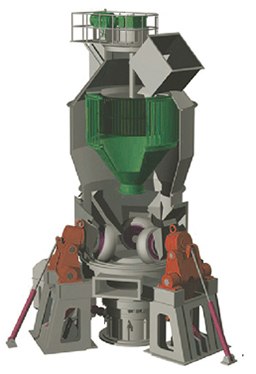 三輥立式磨粉機結構及工作原理 三輥立式磨粉機結構及工作原理